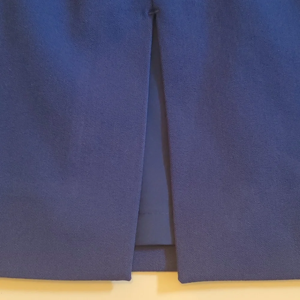 Express - Royal Blue Lined Pencil Skirt - Size 4 - Picture 4 of 10